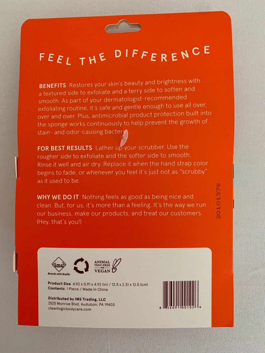 Clean Logic Bath & Body Dual Texture Body Exfoliator