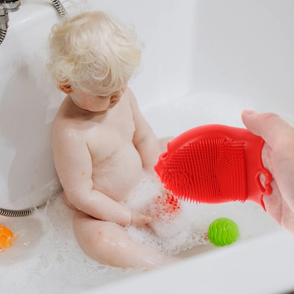 Silicone Shampoo Brush Bath Shower Toddler Brushes for Exfoliator Scrubber