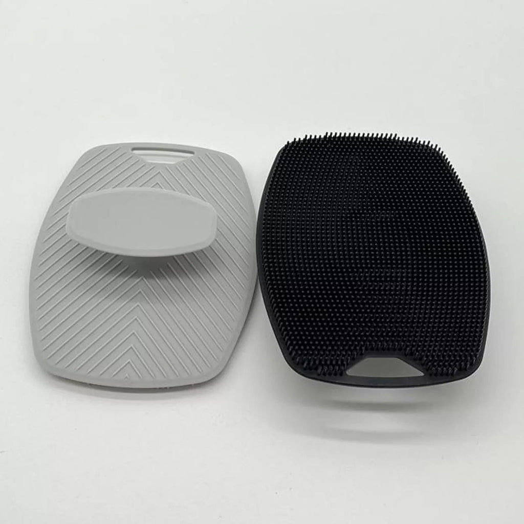 Silicone Body Shower Brush Scrubbers Flat Shower Brushes Gentle Exfoliat UK