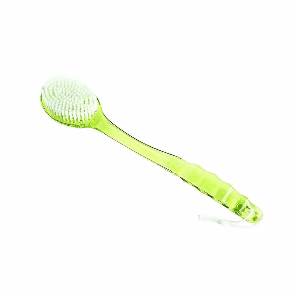 Bath Brush Back Body Shower Sponge Scrubber Handle For Exfoliating Skin Massager