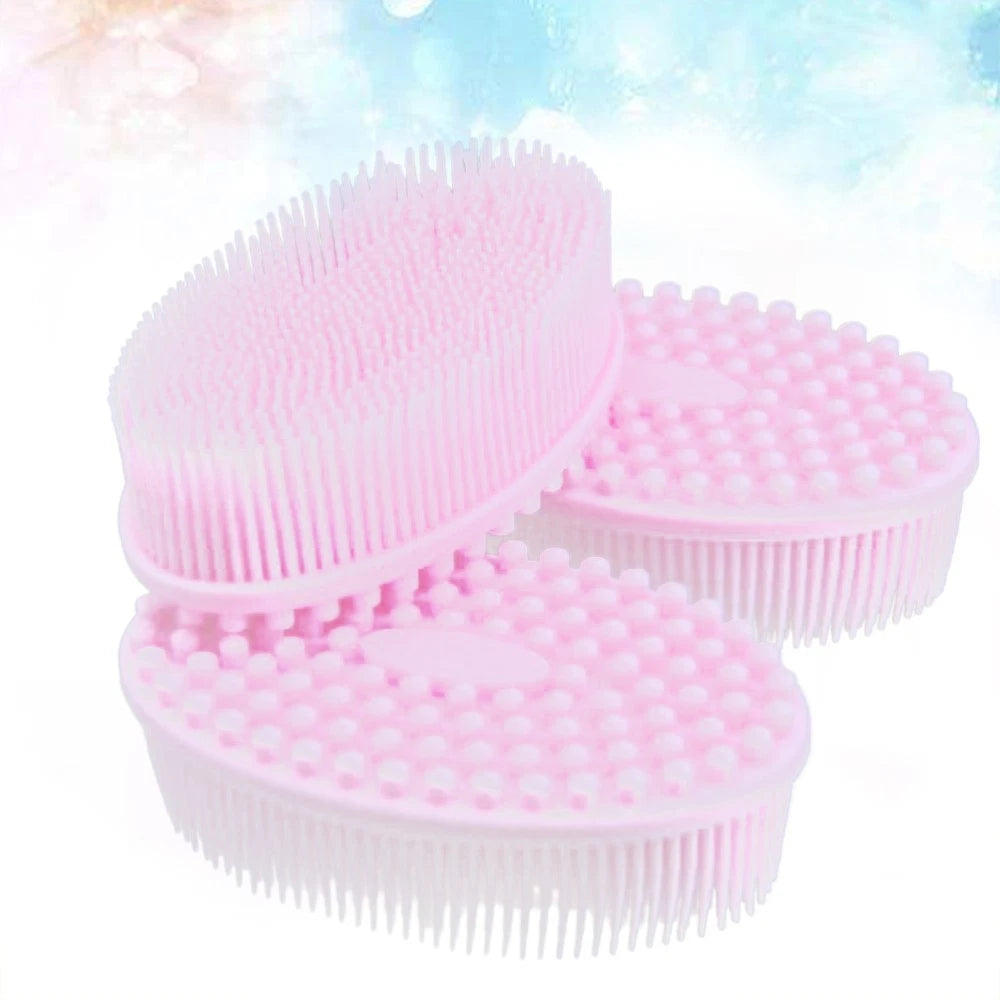 Bath Brush Body Scrubber Exfoliator Silicone Exfoliating for