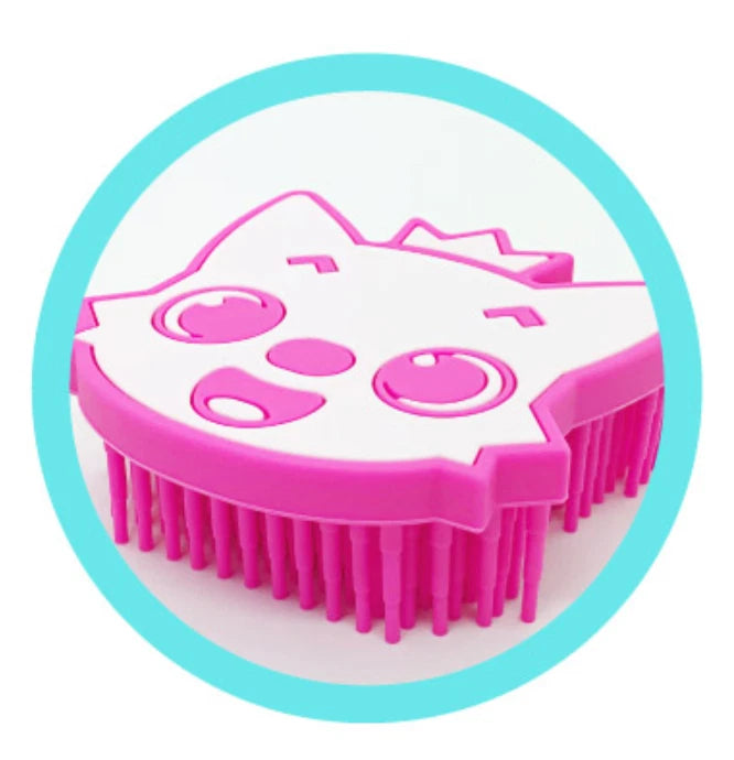 Pinkfong Soft Silicone Bath Massage Body Brush Shower Body Brush
