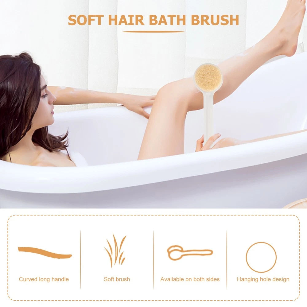 Back Scrubbing Brush Exfoliating Scrubber for Shower Body Exfoliator Bath