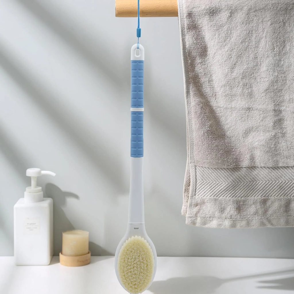 20.5" Extra Long Handle Back Scrubber Bath Brush for Shower, Dual-Sided with Sof