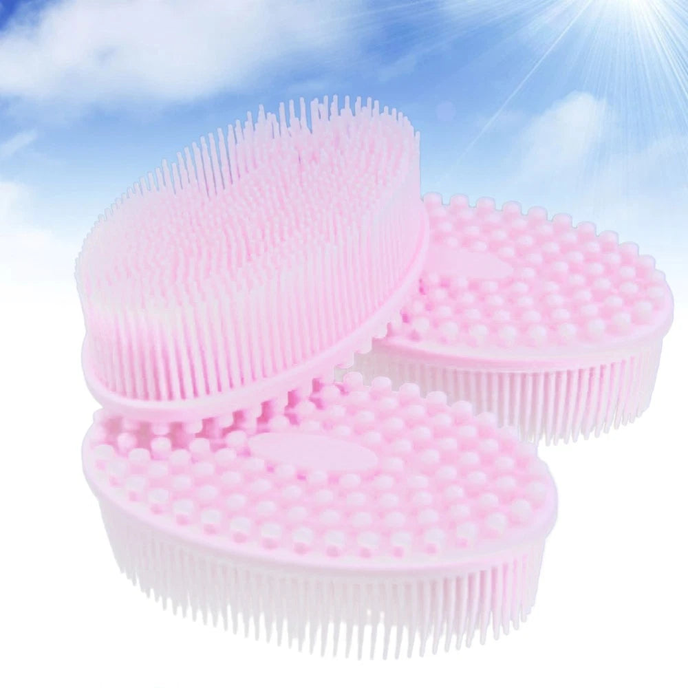 Bath Brush Body Scrubber Exfoliator Silicone Exfoliating for