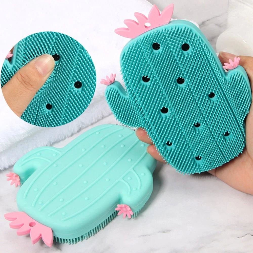 2 Pcs Bath Brush Loofah Skin Scrubber Exfoliator Baby Bristle Bathing