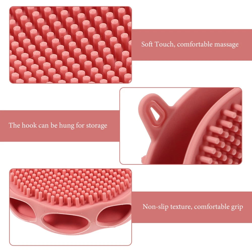 Bath Brush Man Child Silicone Shower Multi-functional Exfoliating