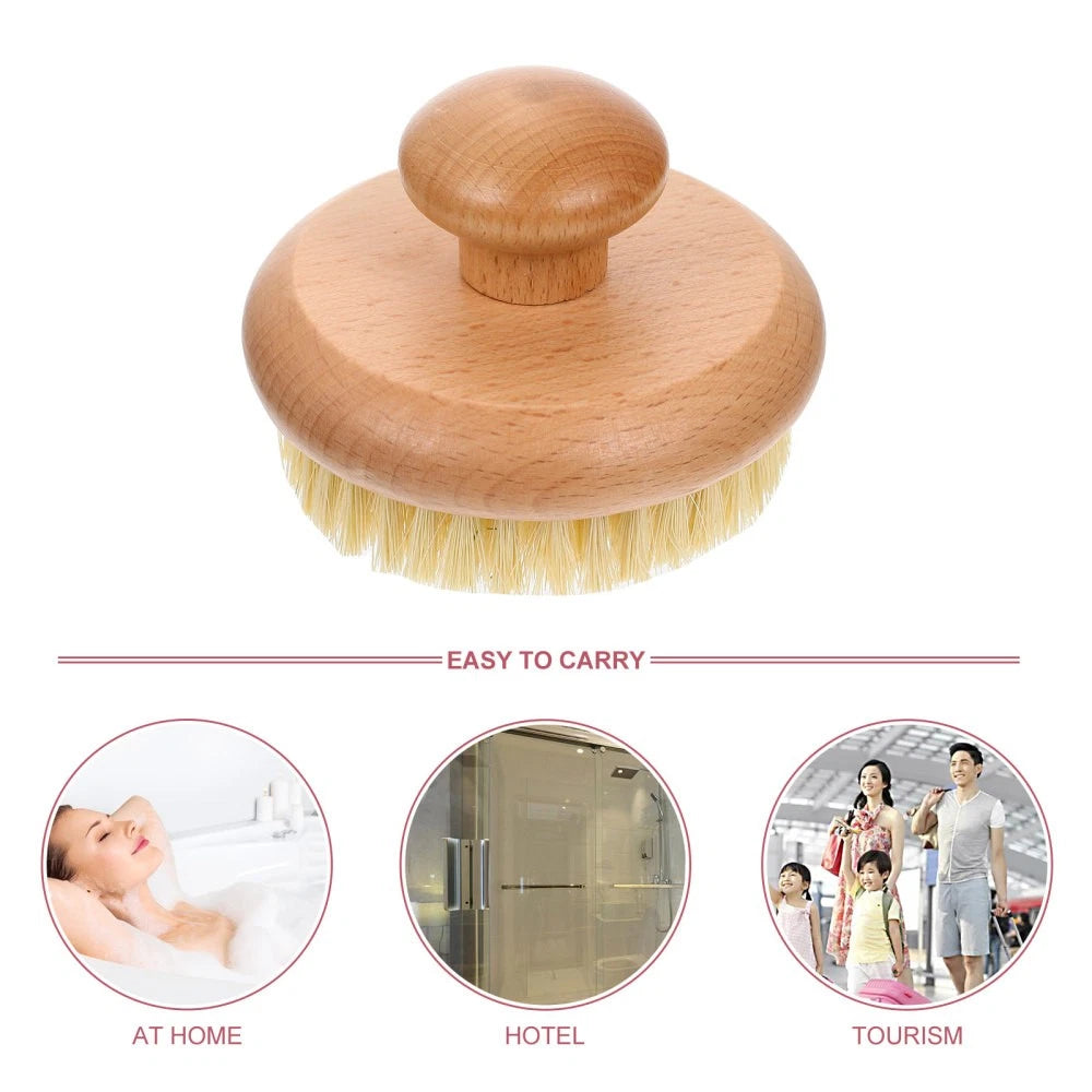 Bath Scrubbing Brush Comfortable Bath Brush Tool Shower Skin Exfoliating Bath