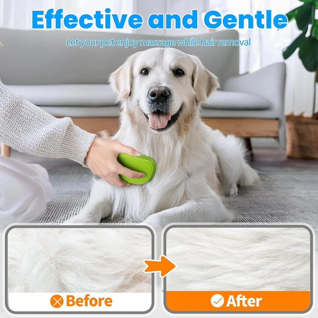 Comotech 3PCS Dog Bath Brush | Shower/Washing with Blue Green