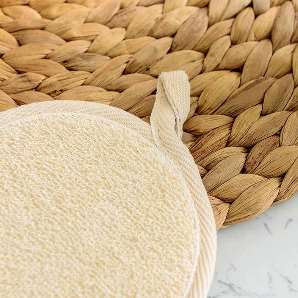 Natural Bath Pro Loofah Pad- shower sponge body scrubber exfoliator washing Pads