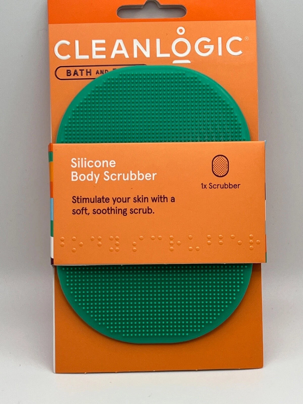 Cleanlogic Bath and Body,  Silicone Body Scrubber