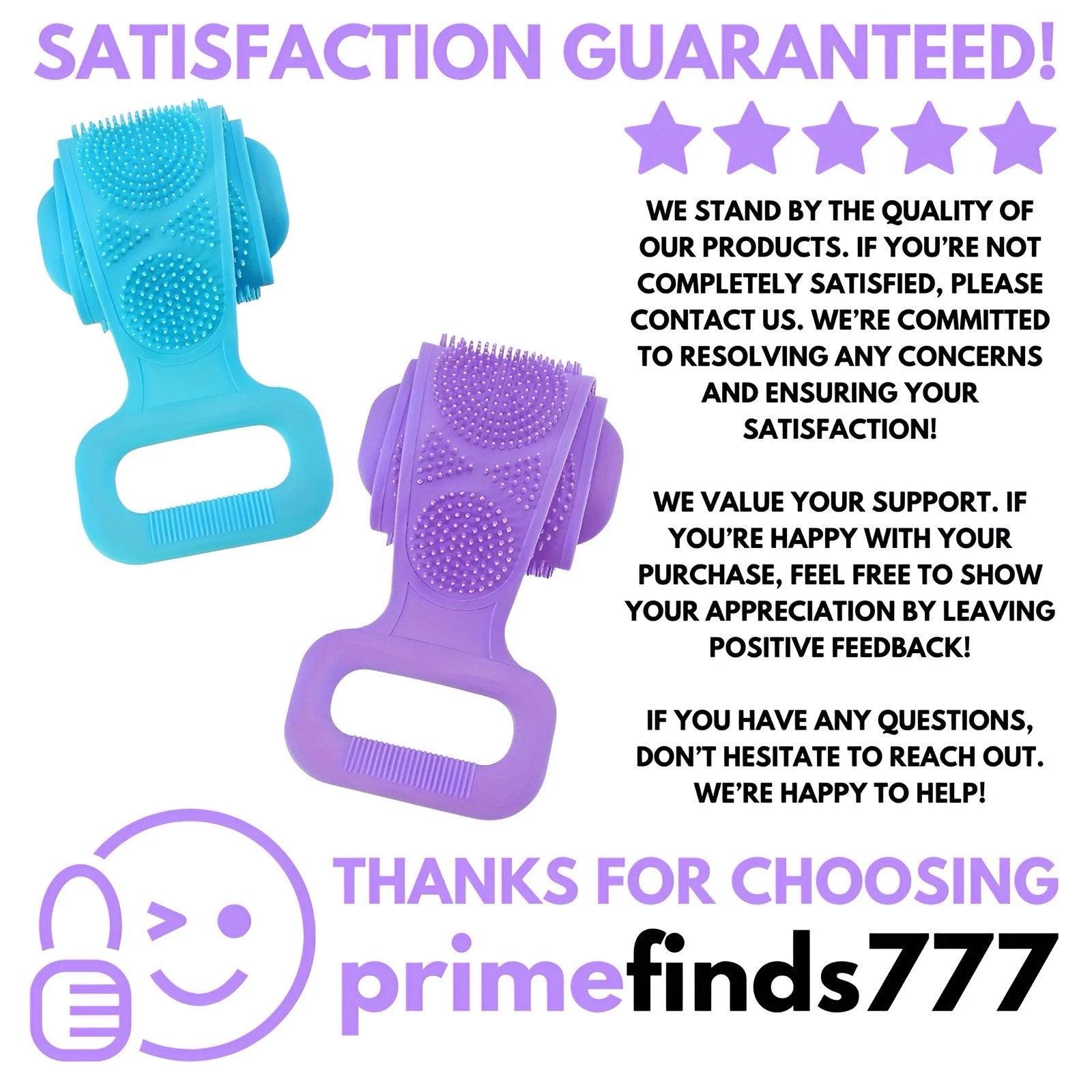 Silicone Bath Body Scrub Brush - Exfoliating Bath Belt, Cleaning Back Towel