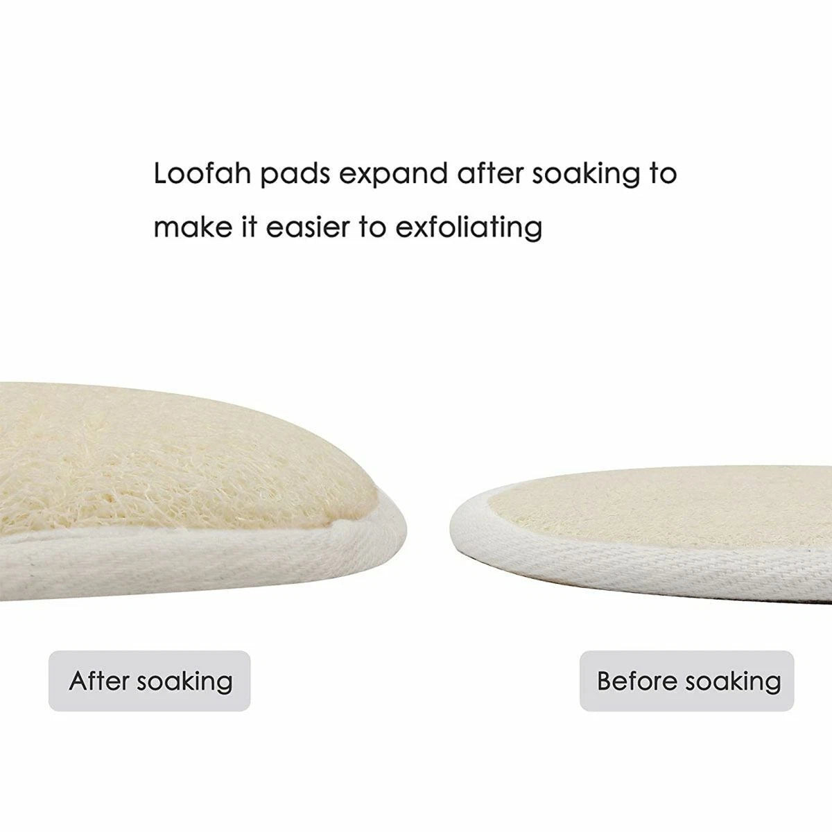 Natural Loofah Luffa Loofa Brush Exfoliating Bath Shower Sponge Body Scrubber
