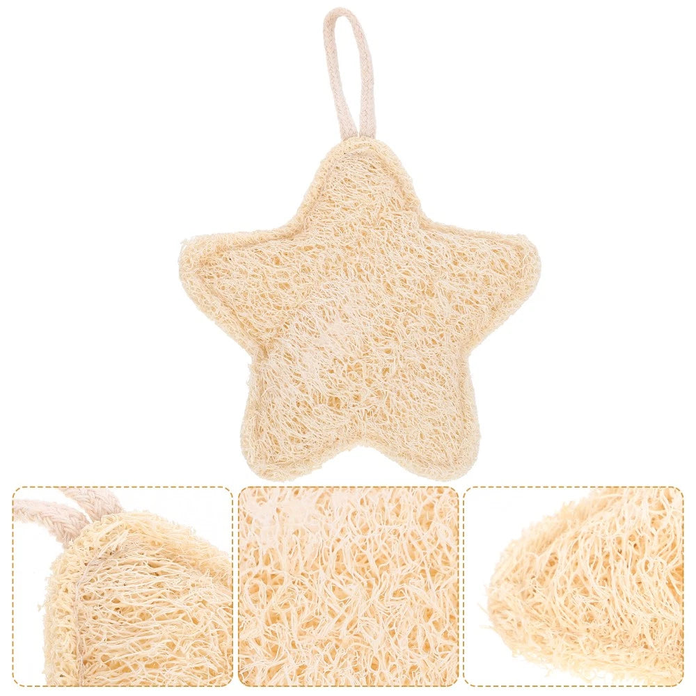 Loofah Bath Brush Scrubber Body Exfoliator Child Natural Exfoliating Sponge