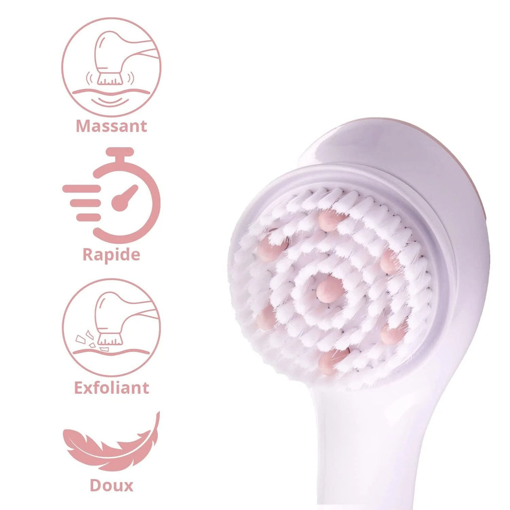 Finishing Touch Flawless Cleanse Spa Spinning Body Brush and, Shower Wand