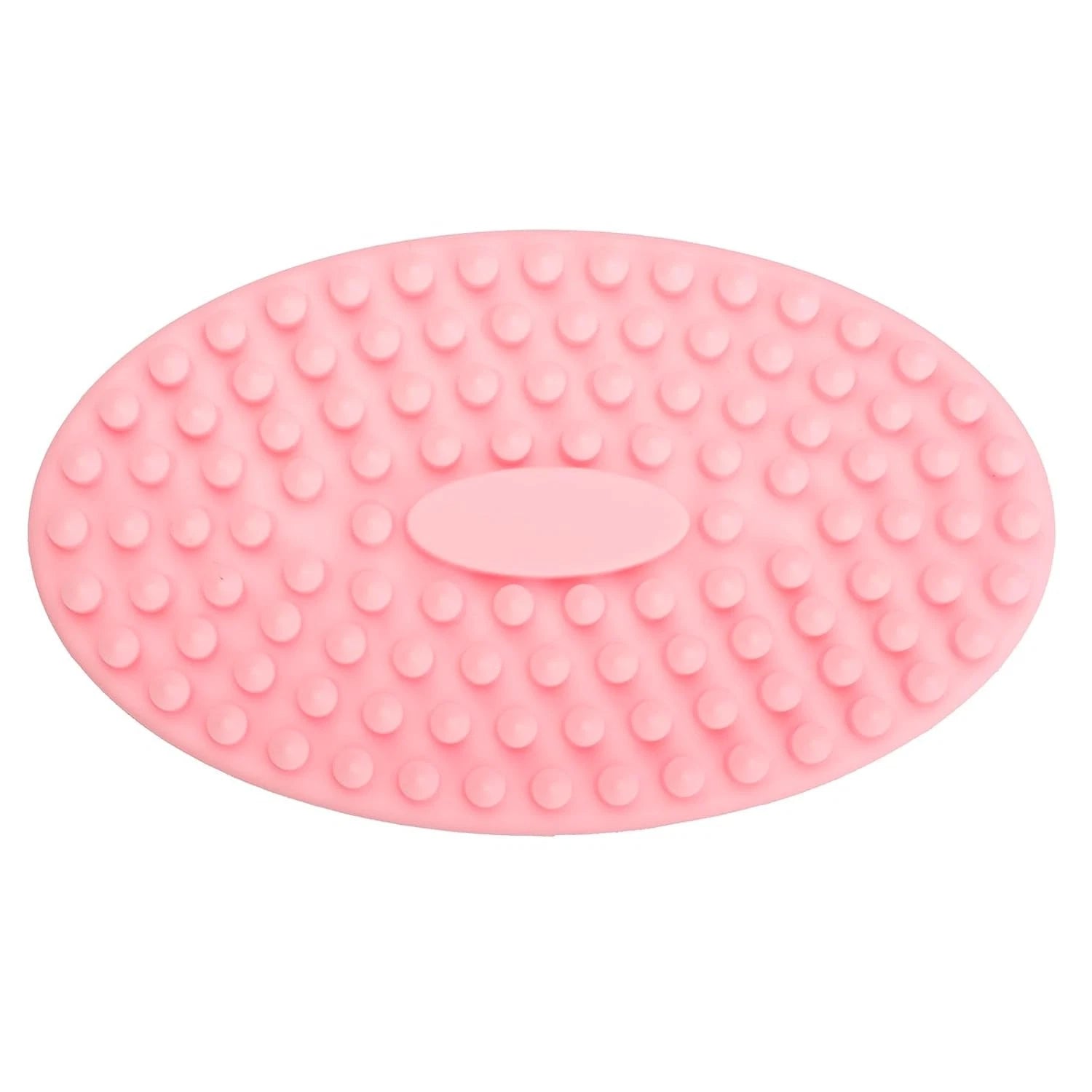 Exfoliating Silicone Body Scrubber, Easy to Clean, Eco Friendly (Pink)