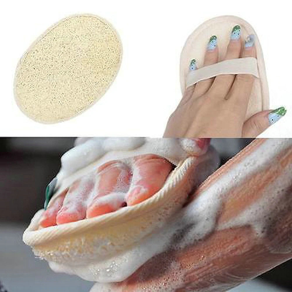Natural Bath Pro Loofah Pad- shower sponge body scrubber exfoliator washing Pads