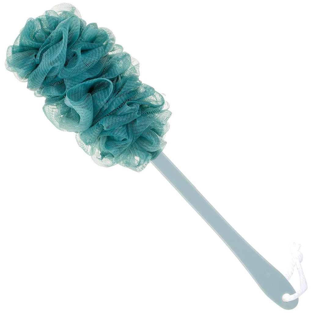 Mesh Sponge Loofah Long Handle Bath Body Brush,Soft Nylon  On a Stick for Shower
