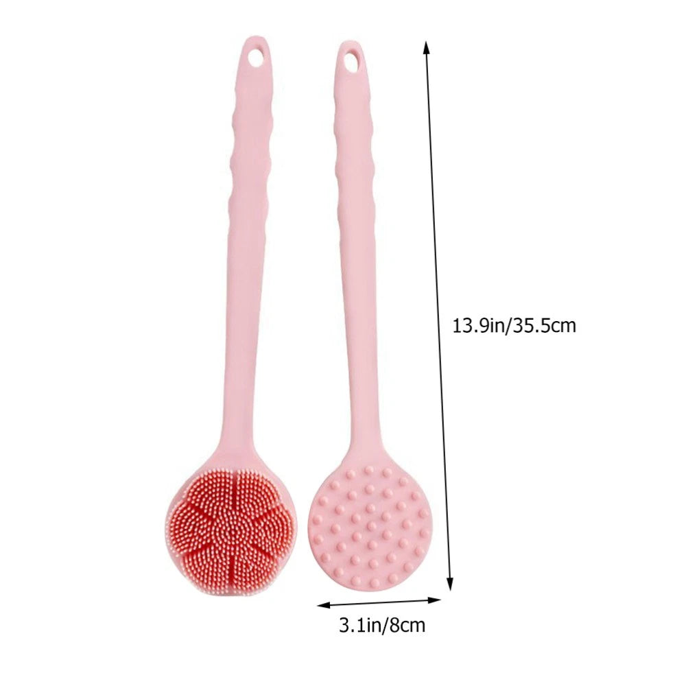 Bath Brush Body Sponges for Shower Long Handled Exfoliating Back Scrubber