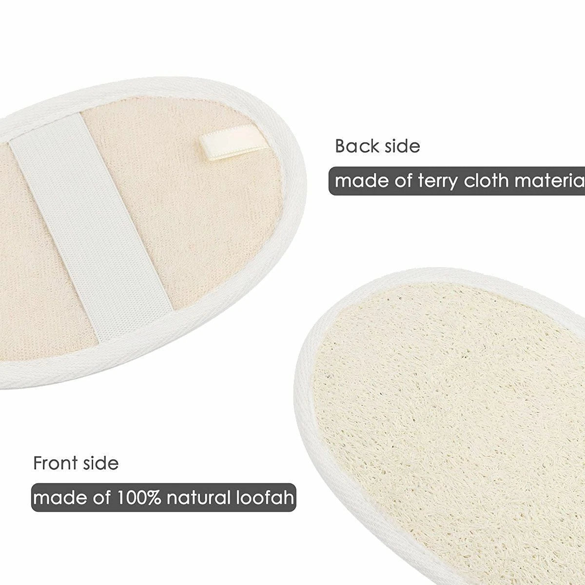 Natural Loofah Luffa Loofa Brush Exfoliating Bath Shower Sponge Body Scrubber