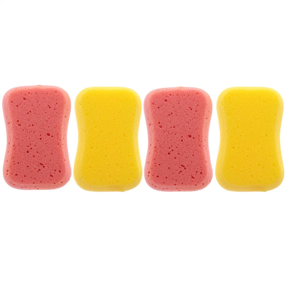 4 Pcs Exfoliating Sponge Bath Scrubber for Cleaning Sponges