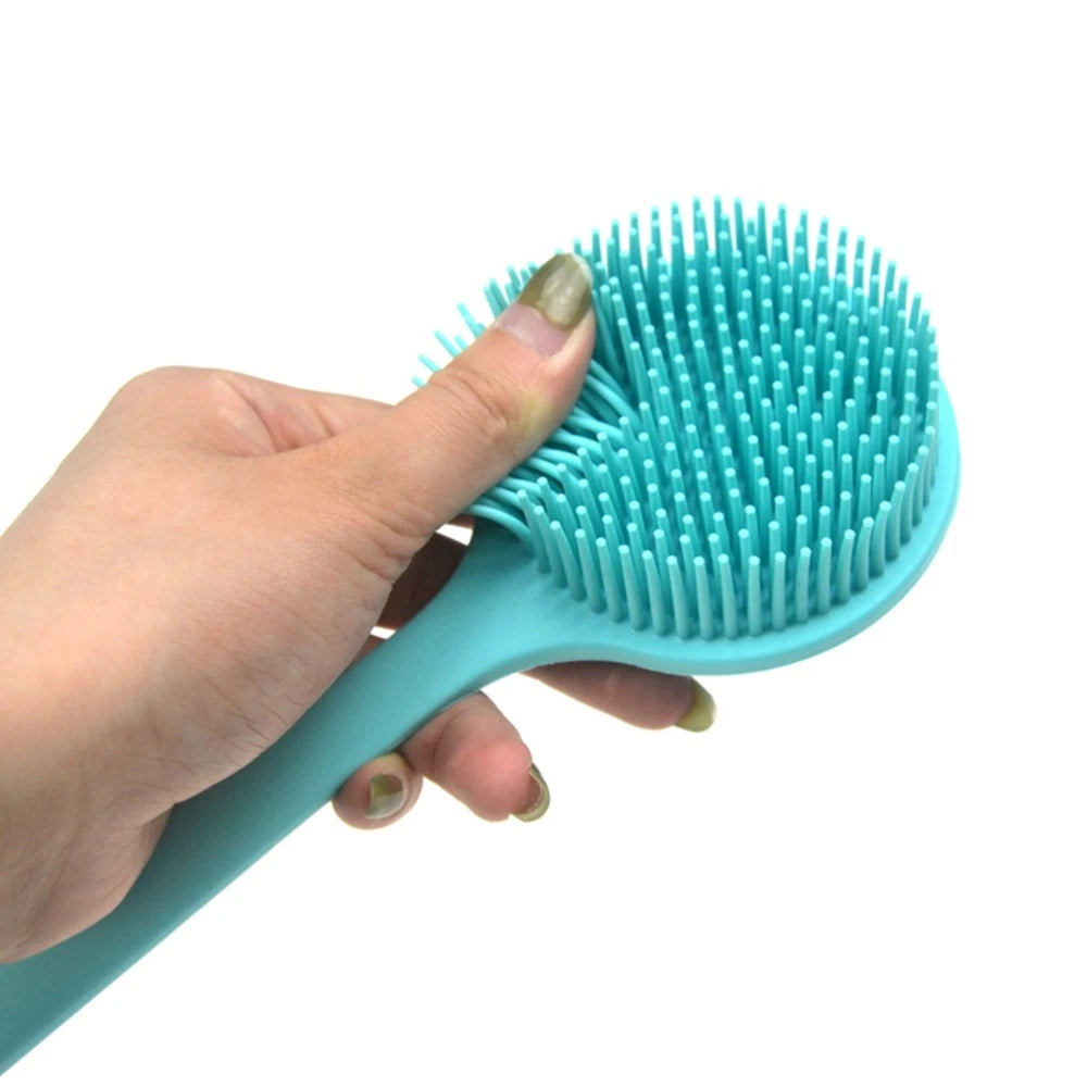 Silicone Bath Brush Exfoliating Back Scrub Exfoliator for Shower Spa