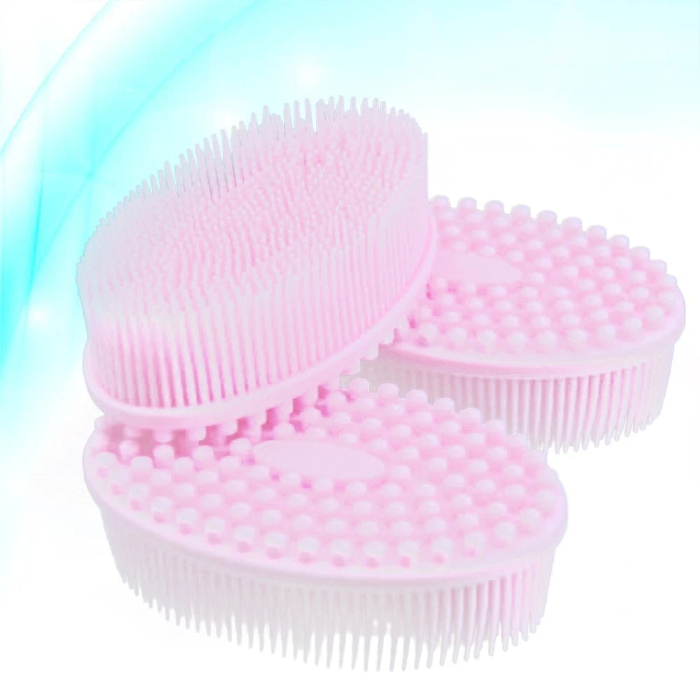 Bath Brush Body Scrubber Exfoliator Silicone Exfoliating for
