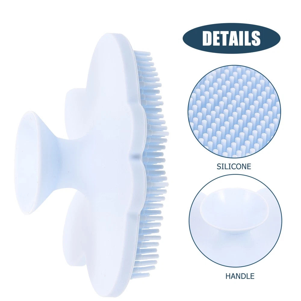 Silicone Bath Brush Child Exfoliating Body Scrubber Double-sided