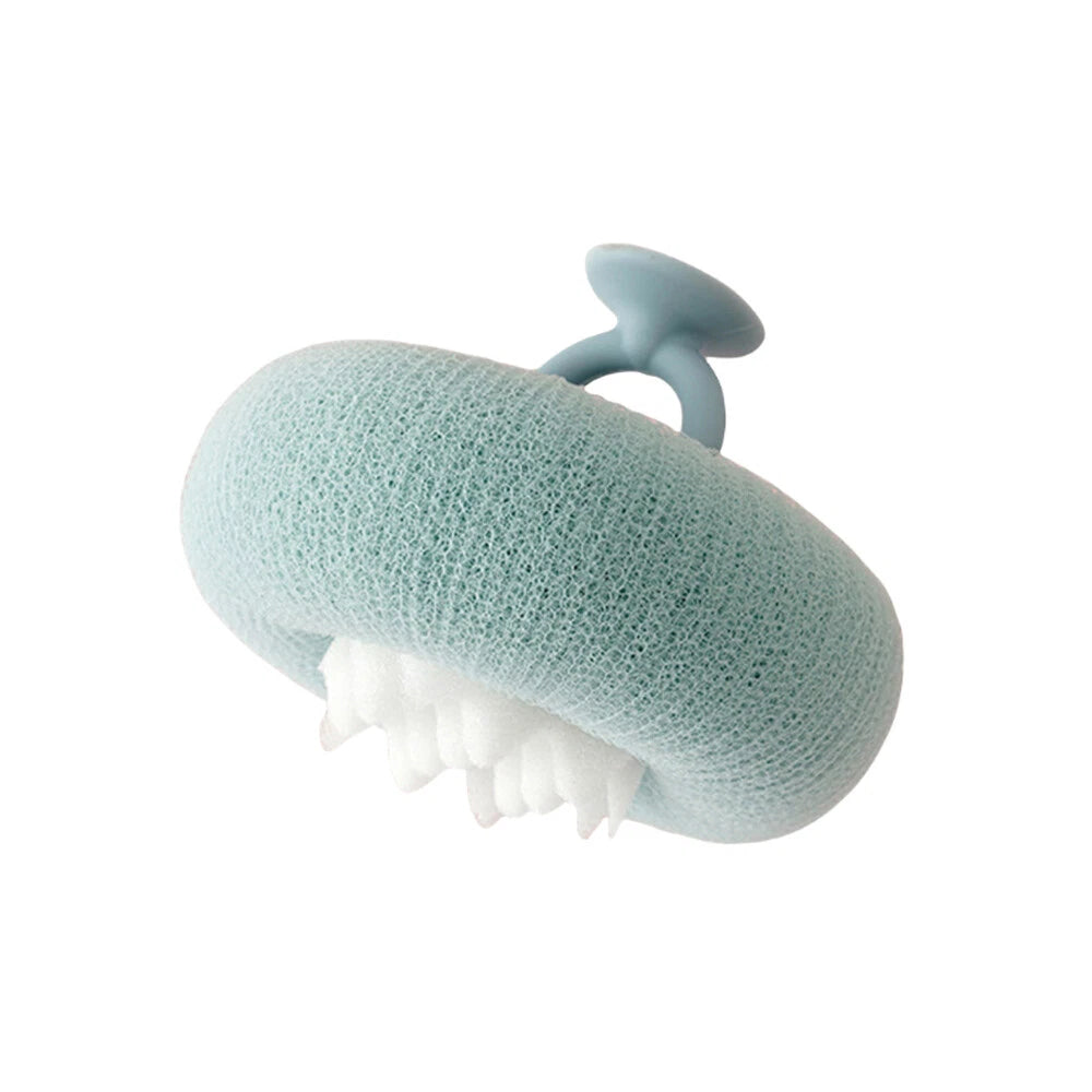 Sunflower Bath Puff Ball Super Soft Shower Exfoliating Towel with Suction Cup