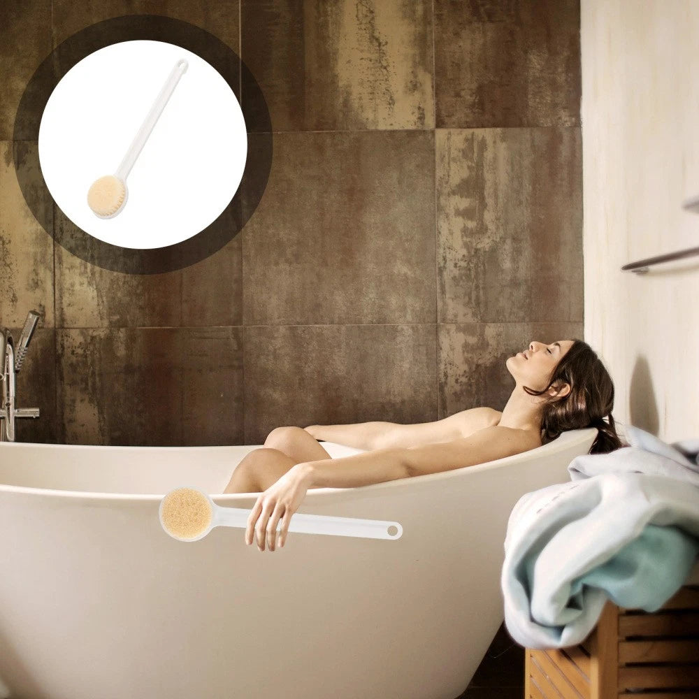 Back Scrubbing Brush Bath Brushes Long Handles for Elderly Body Scrubber Shower
