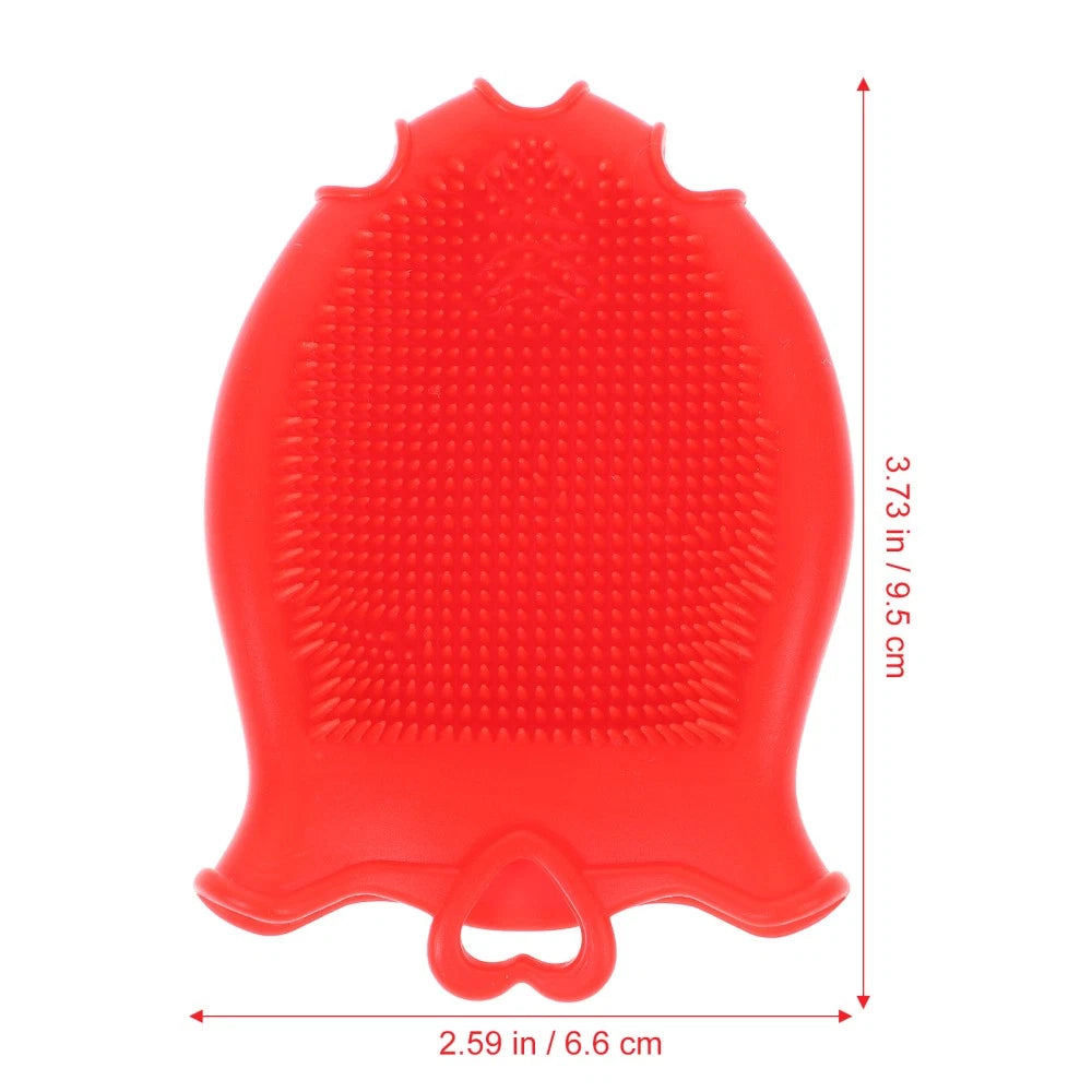 Silicone Shampoo Brush Bath Shower Toddler Brushes for Exfoliator Scrubber