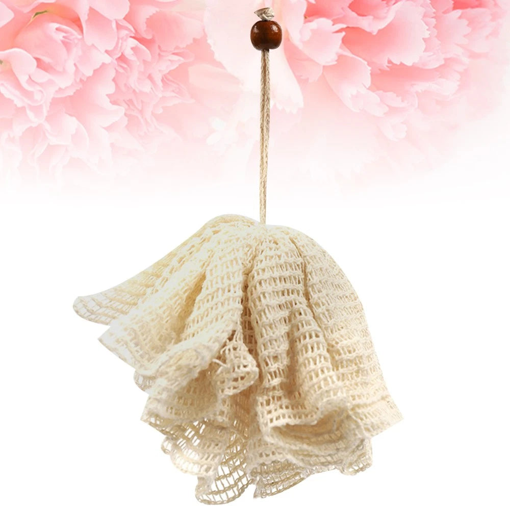 Bath Flower Towel Bathroom Shower Brushes for Body Bathtub Scrubber Ball