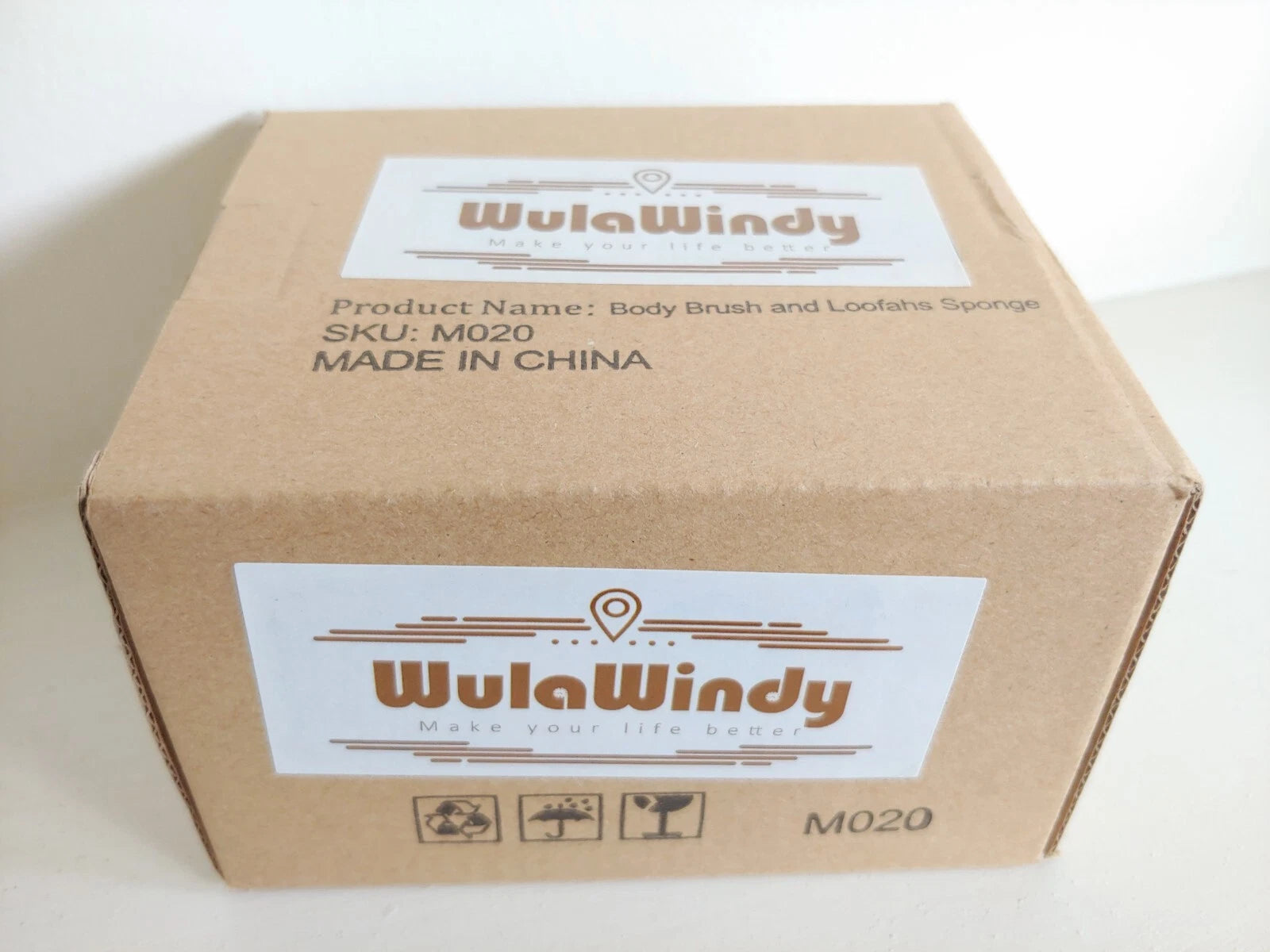 Bath Body Dry Brush Shower Back Scrubber - 100% Nature Boar Bristles Scrub Brush