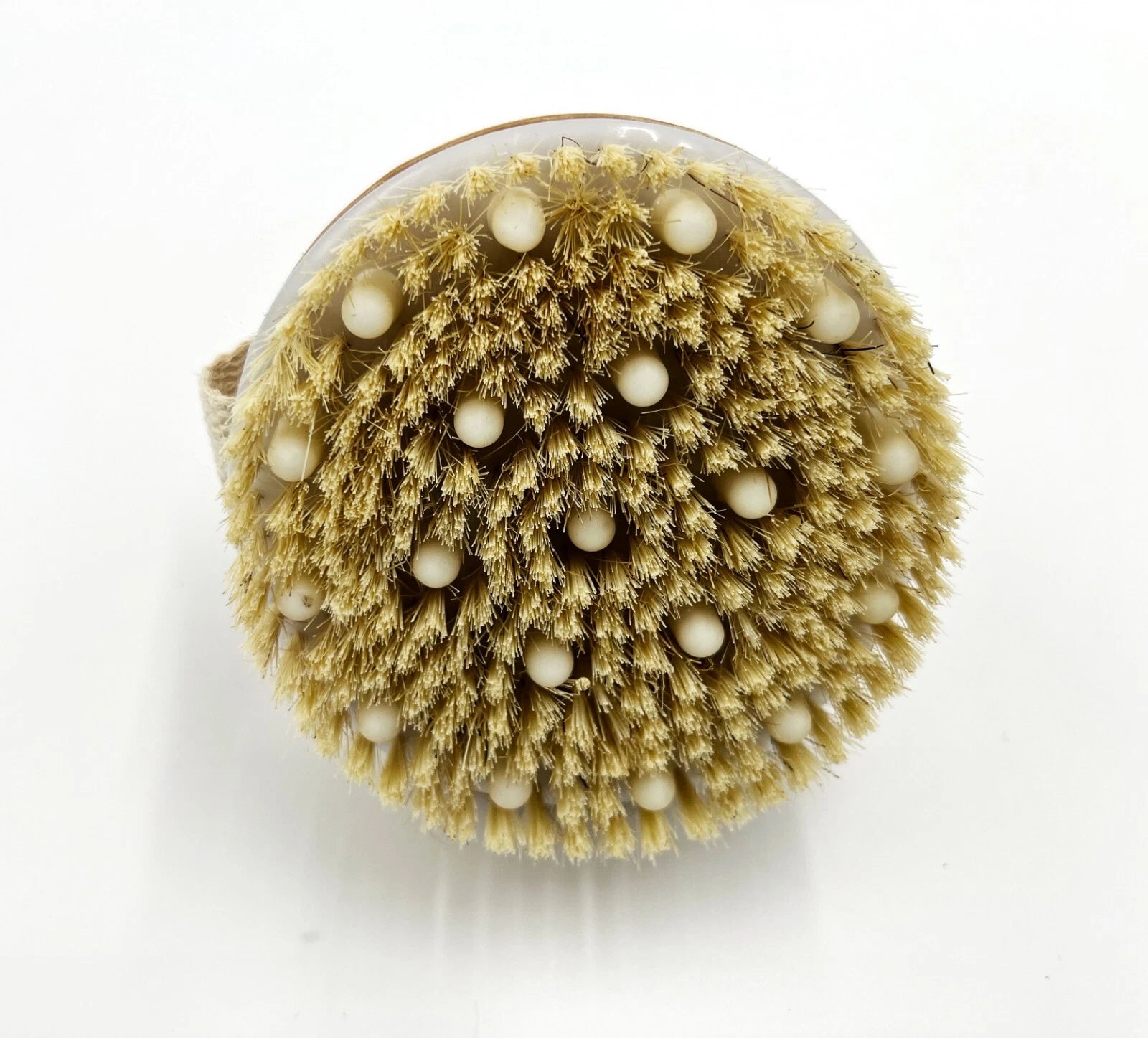 Body Brush Skin Exfoliating Massager Bath Shower Scrubber Natural Boar Bristles