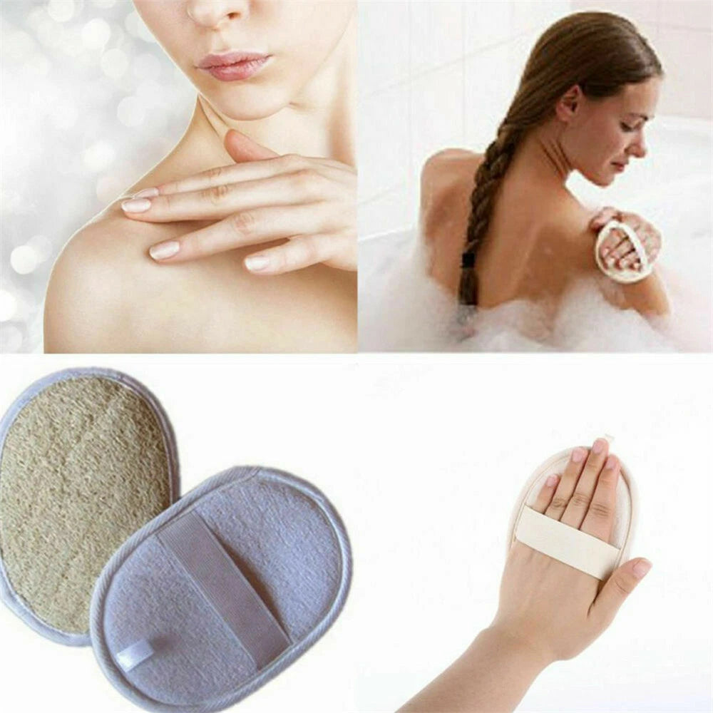 Natural Bath Pro Loofah Pad- shower sponge body scrubber exfoliator washing Pads