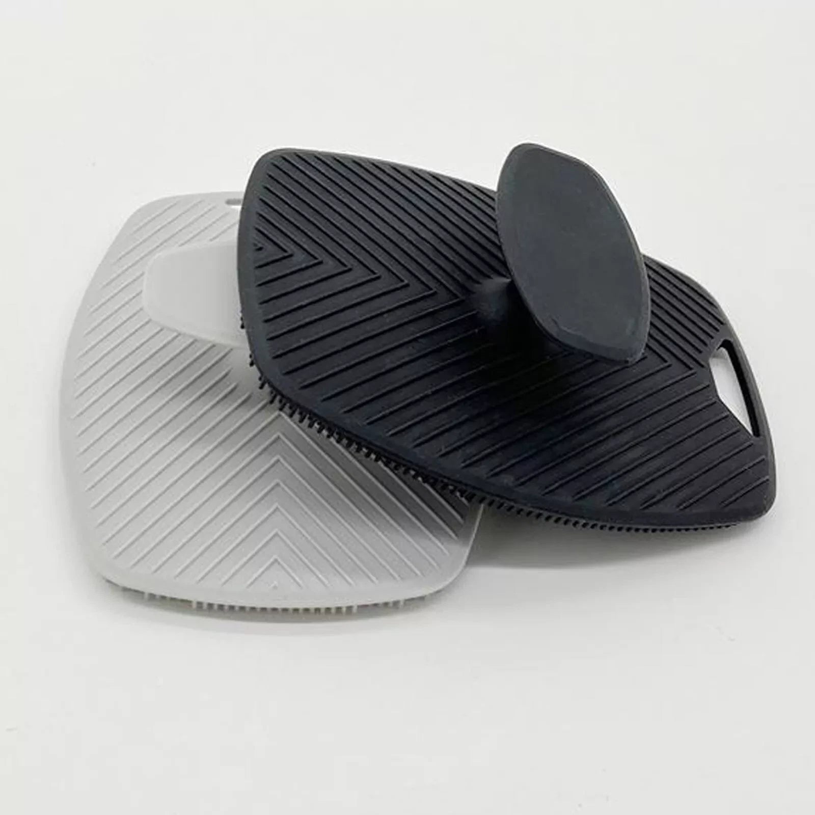 Silicone Body Shower Brush Scrubbers Flat Shower Brushes Gentle Exfoliat UK