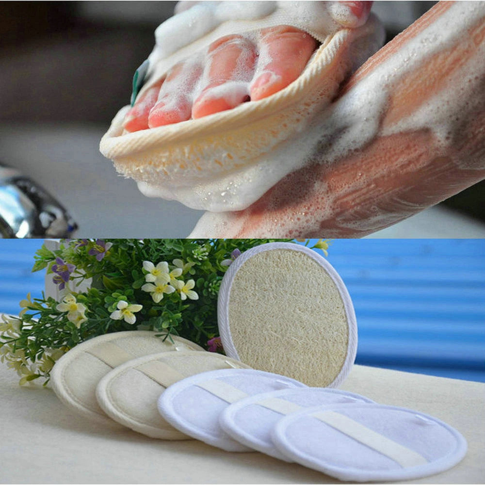 Natural Bath Pro Loofah Pad- shower sponge body scrubber exfoliator washing Pads