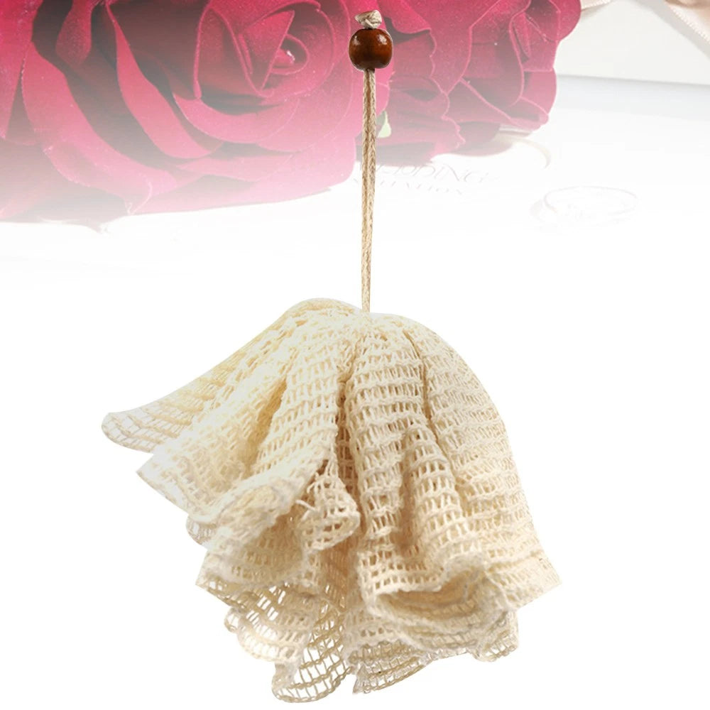 Bath Flower Towel Bathroom Shower Brushes for Body Bathtub Scrubber Ball