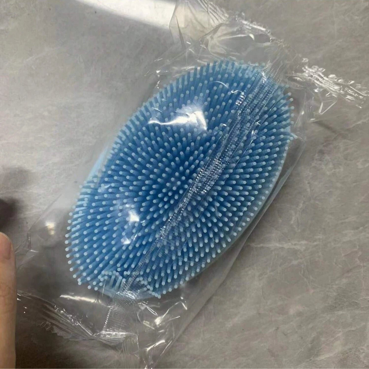 Silicone Body Brush Bath Brush Back Scrubber Easy Handle Bath Shower Brush