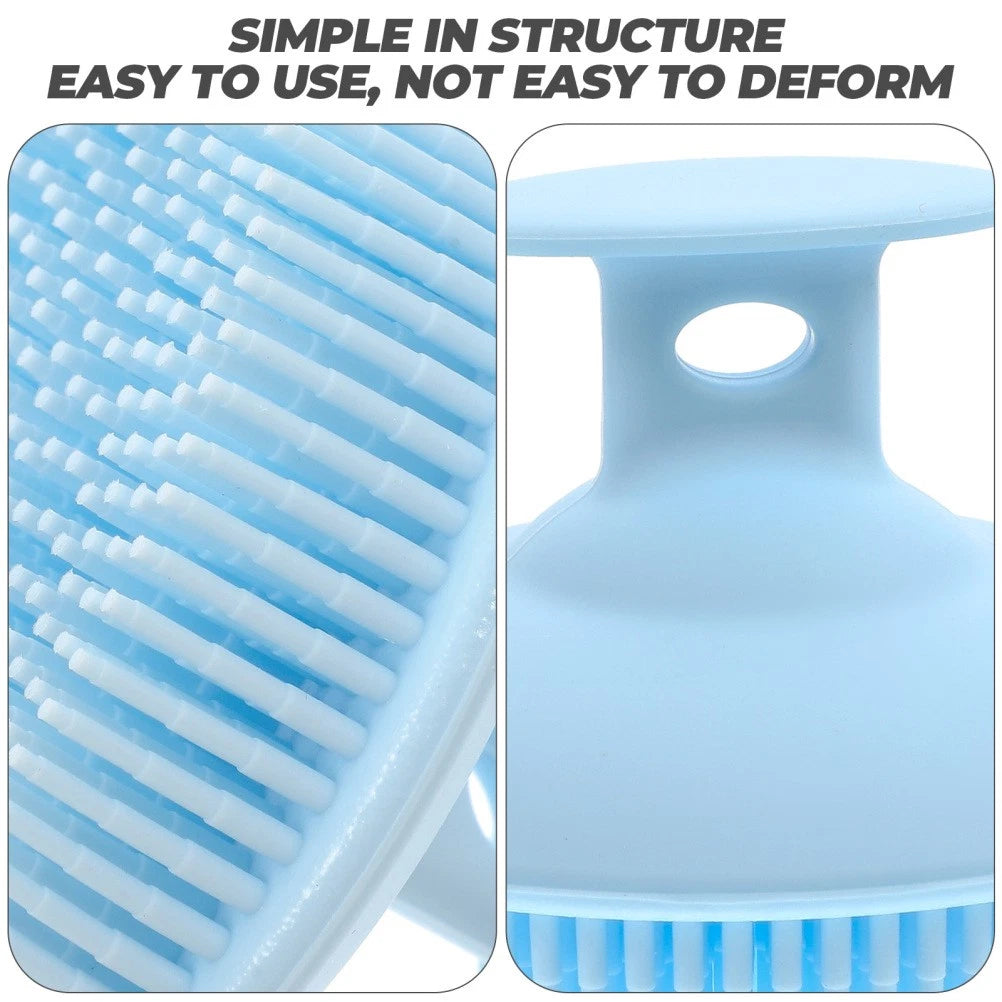 Bath Brush Travel Shower Scrubber for Cleaning Silicone Scrubbing