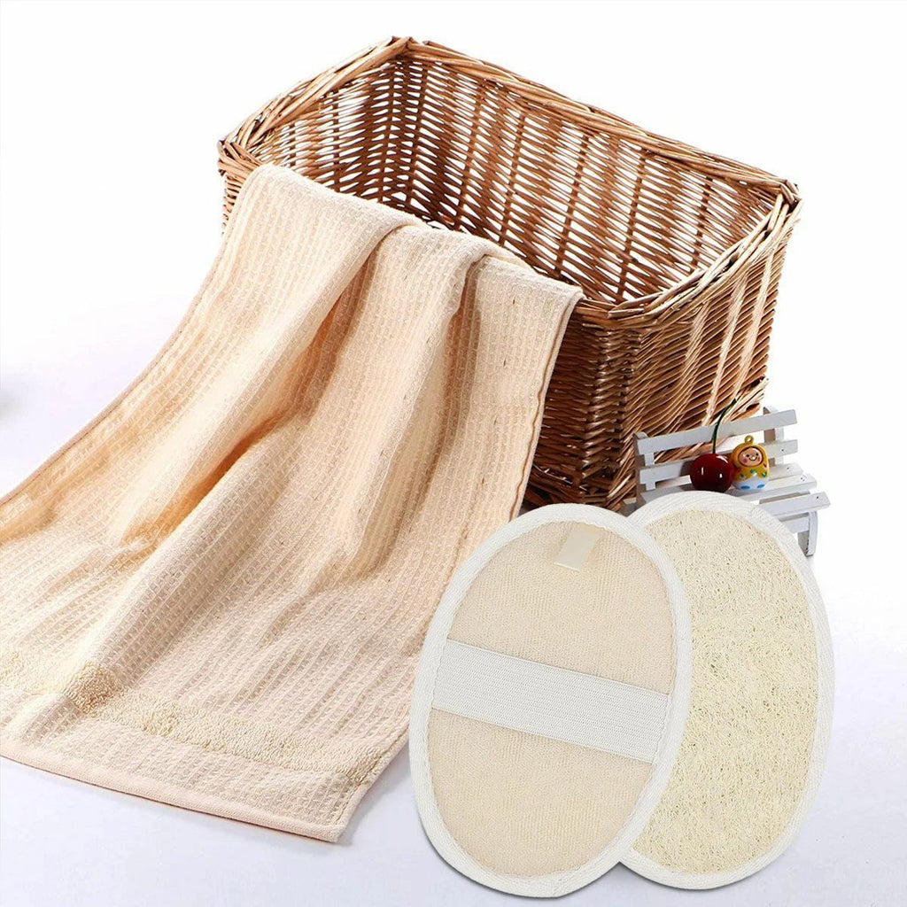 Natural Loofah Luffa Loofa Brush Exfoliating Bath Shower Sponge Body Scrubber