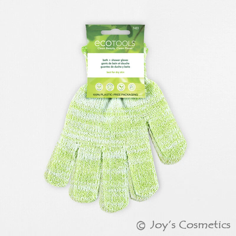 1 ECOTOOLS Bath & Shower Exfoliating Gloves Body Spa - 1 Pair "ET-7423" *Joy's*