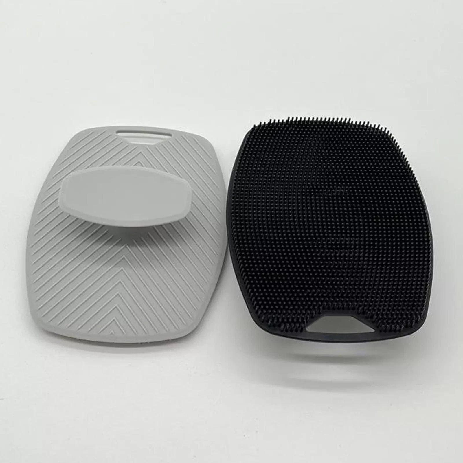 Silicone Body Shower Brush Scrubbers Flat Shower Brush Gentle Exfoliat - UK