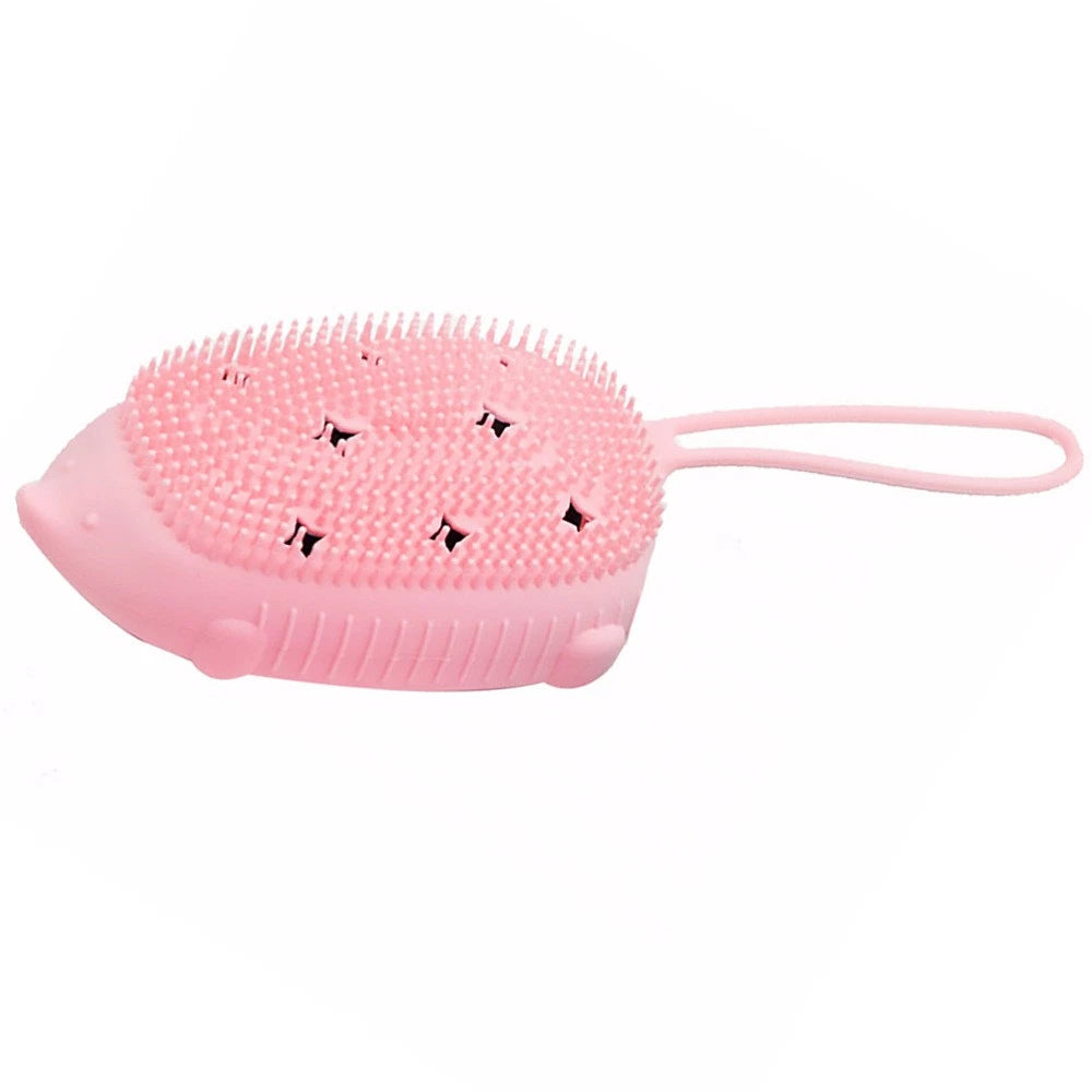 Bath Brush Body Silicone Scrubber Shower Child Portable Bathroom for Bathing