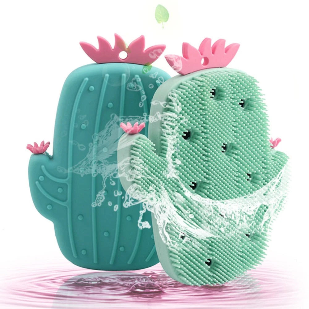 2 Pcs Bath Brush Loofah Skin Scrubber Exfoliator Baby Bristle Bathing