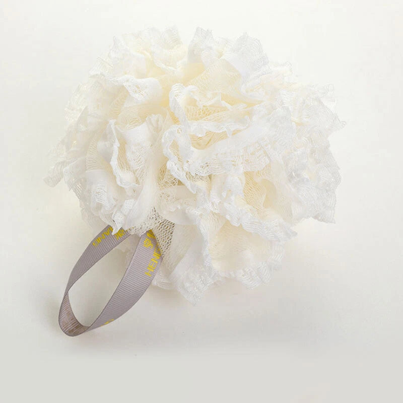 Exfoliating Bath Brush Soft Mesh Sponge Back Scrubber Body Wash Shower Loofah🎀