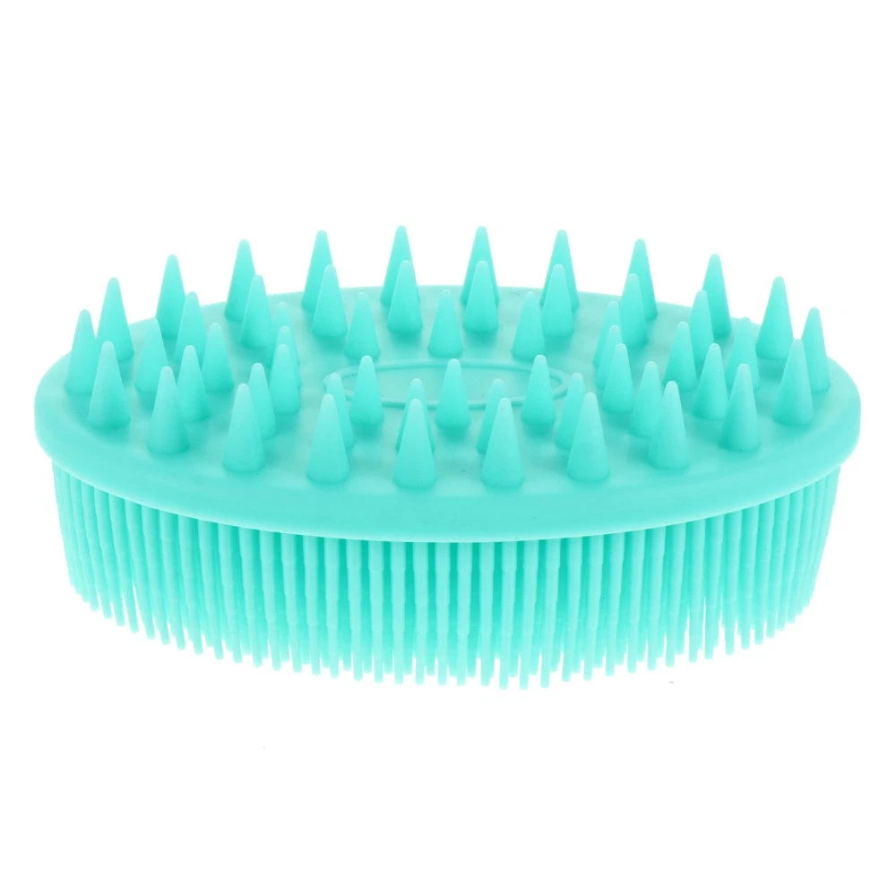 Slicone Back Scrubber Bath Body Brush Shower Brush Scalp Scrubber
