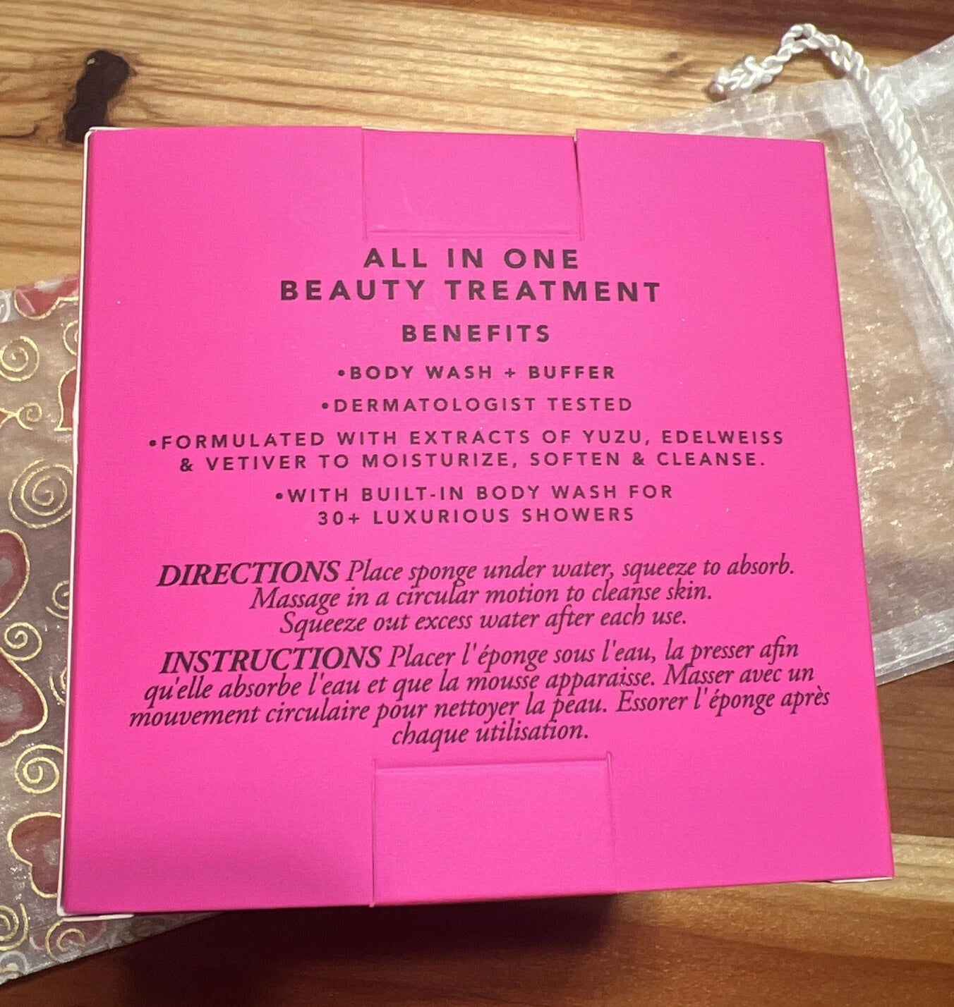 Spongelle BULGARIAN ROSE DUET (Set Of 2) Shower Bath Body Buffer Sponge 5.5 Oz