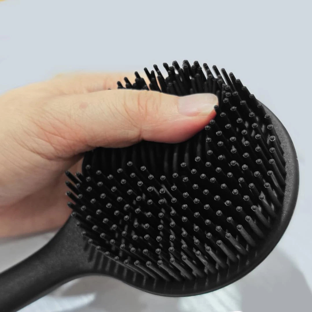 Soft Silicone Back Scrubber Shower Body Brush with Long Handle Double Sided