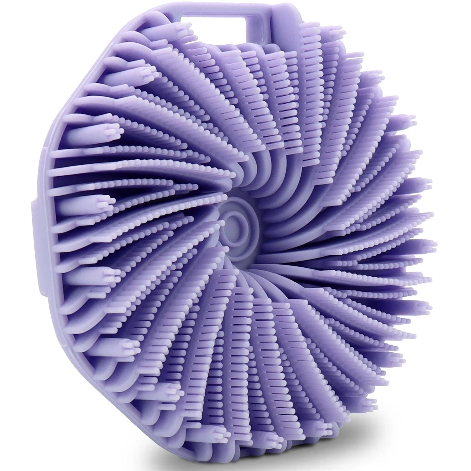 Silicone Body Scrubber - Exfoliating Shower Brush with Anti-Slip Handle